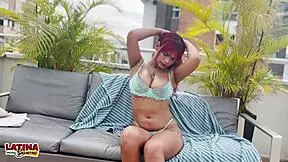 scarlette flame's big tits bounce wildly on huge cock casting 😍🍆💦