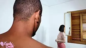 Friend catches me naked pics deepthroats till i puke then fucks tight pussy cum in mouth