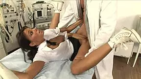 hey melanie memphis lets doctor fuck her tight ass with big cock creampie