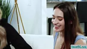 kayla paige sucks sera ryder's small tits in hot lesbian milf action