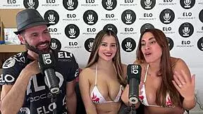 pauli belen and pau rojas with big tits and asses heat up the casting interview so sexy