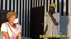 dude she shifted her panties aside to fuck wet chubby pussy in hotel room