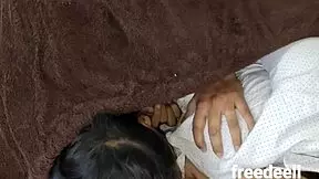 stepmom, sharing bed means your big tits milk my cock tonight?