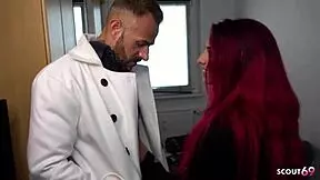 hey officer, fuck my tight german redhead pussy without condom, dani luve begs with saggy big tits