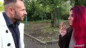 hey officer, fuck my tight german redhead pussy without condom, dani luve begs with saggy big tits