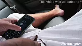 hey, watch this brunette babe help with a massive cumshot facial from my wife's sexy friend pov outdoors