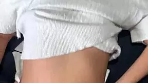 Stunning 18yo Thai girl hammered by massive white cock creampie finish