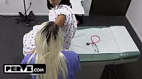 oh god naughty latina apryl rein rides doctor cowgirl for cumshot virginity deal in exam