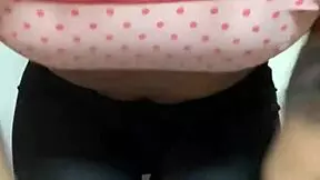 Barely Legal Tiny Shy 18+ Teen Shows Off Small Tits and Puffy Pussy in Panties