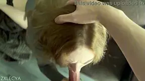Hot Blonde Babe Fingers Huge Ass and Tits Before Cum in Mouth Creampie During Netflix Massage Casting