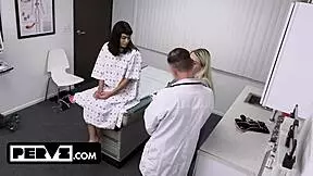 oh god naughty latina apryl rein rides doctor cowgirl for cumshot virginity deal in exam