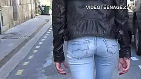 skinny brunette teen so shy in first casting masturbates with anal toys