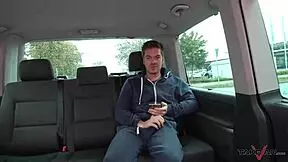 skinny student tricked into van for extreme monster cock hardcore fuck