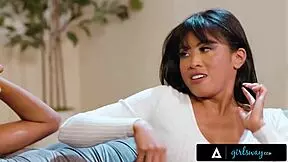 Kylie Le Beau Eats Ember Snow's Pussy and Ass in Girlsway Massage