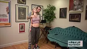 tiny petite blonde hooker nikole nash craves bryan gozzling's sloppy gaping cameltoe sex big tits ass interview casting