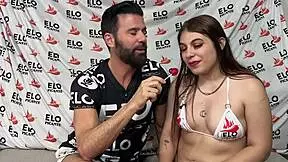 valentina alva heats up with banana spanking her big latina ass