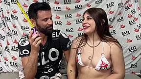 valentina alva heats up with banana spanking her big latina ass