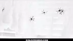 petite asian teen stepsis kimmy kim gets fucked by stepbro jay rock on halloween pov