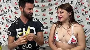 valentina alva heats up with banana spanking her big latina ass