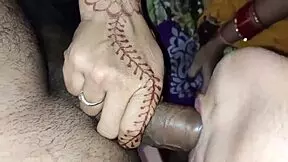 best mind-blowing blowjob ever from janvibhabhi uh to her horny husband closeup