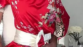 japanese roleplay turns into wild hardcore sex fest 💦😈