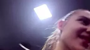 Crazy Blonde Big Tits Squirting Orgasm Public Fingering Masturbation