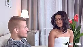 Virgin Hymen Exam Turns Into Wild Defloration Threesome Shag!