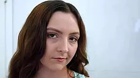 stepsister catches me stroking monster cock and joins the fun