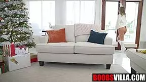 Stepmom Millie Morgan's Xmas Gift Turns into Lucky Hardcore Fuck