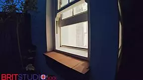 omg i cant stop watchin my curvy british neighbour drip wet in shower voyeur