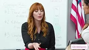 stepdaughter and stepmom both lick teachers pussy and ass together