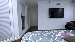 blonde stepmom taylor wild confesses she loves riding young cocks on the sofa