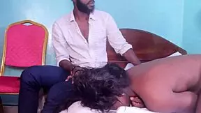 Anal Creampie in Kitchen Threesome Surprise Fuck