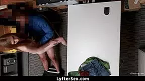 suspect teen strip searched bent over doggystyle fucked recovering stolen goods in shop