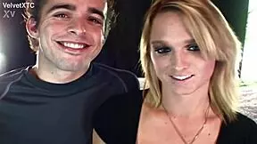 Hey couple, this petite blonde babe's tight pussy squeezes during dirty talk casting