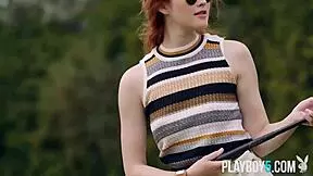 Two Petite Milf Babes Bare It All in Passionate Outdoor Striptease Reveal