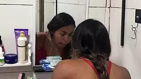 Novinha rides my cock cowgirl till I explode in her mouth