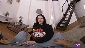 caroline mann grabs toy from sex shop then rides cock doggystyle cum ass