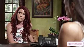 Wanna see this redhead devour her lesbian shrink's wet pussy?