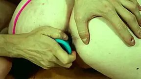 First time her long-haired big natural tits beauty offers ass for total destruction and gaping.