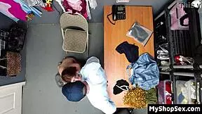 Riding officer's cock hard to escape myshopsex caught bent over doggystyle! 🚔🍆