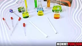 super hot stepmom slips into lingerie to please her horny stepson pov