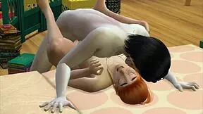 big tit chubby nerd virgin seduced into pussy licking and muff diving