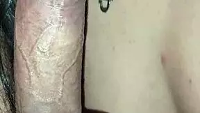 i sneaked off with my best friend to give her the sloppiest titjob blowjob on big cock pov