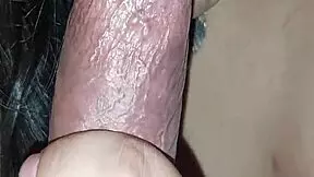 i sneaked off with my best friend to give her the sloppiest titjob blowjob on big cock pov