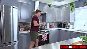 Fat ass redhead stepsis ditches dildo for taboo deepthroat face fucking and hardcore pounding