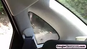 three mature cougars in stockings bend over demanding young stud's cock for hd group doggystyle cunt fuck 🔥👅💦