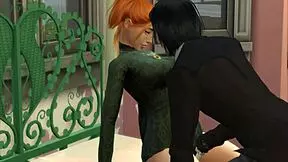 big tit chubby nerd virgin seduced into pussy licking and muff diving