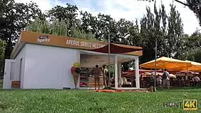 hunter picks up czech girl on public beach for hidden cam pov anal sex for cash