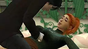 big tit chubby nerd virgin seduced into pussy licking and muff diving